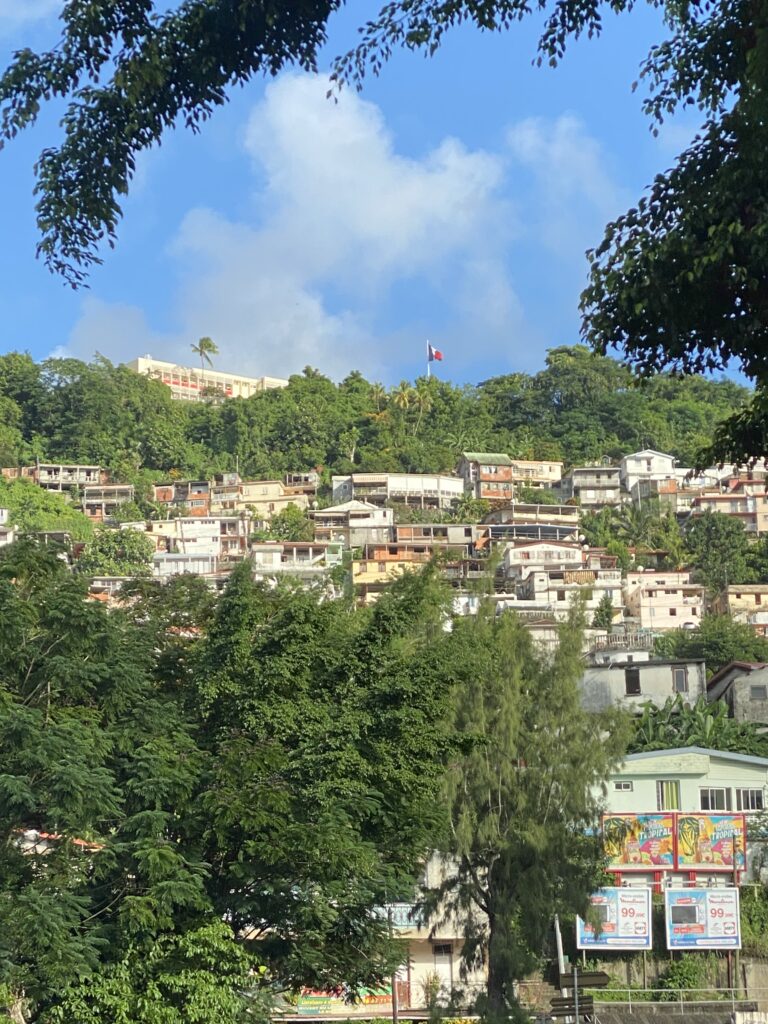 Le 31/10/2023 Arrivée sur Fort de France et son quartier Trenelle - Citron