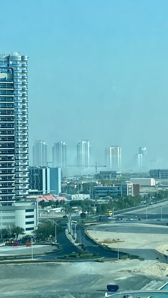 Dubaï, vue de l'appartement